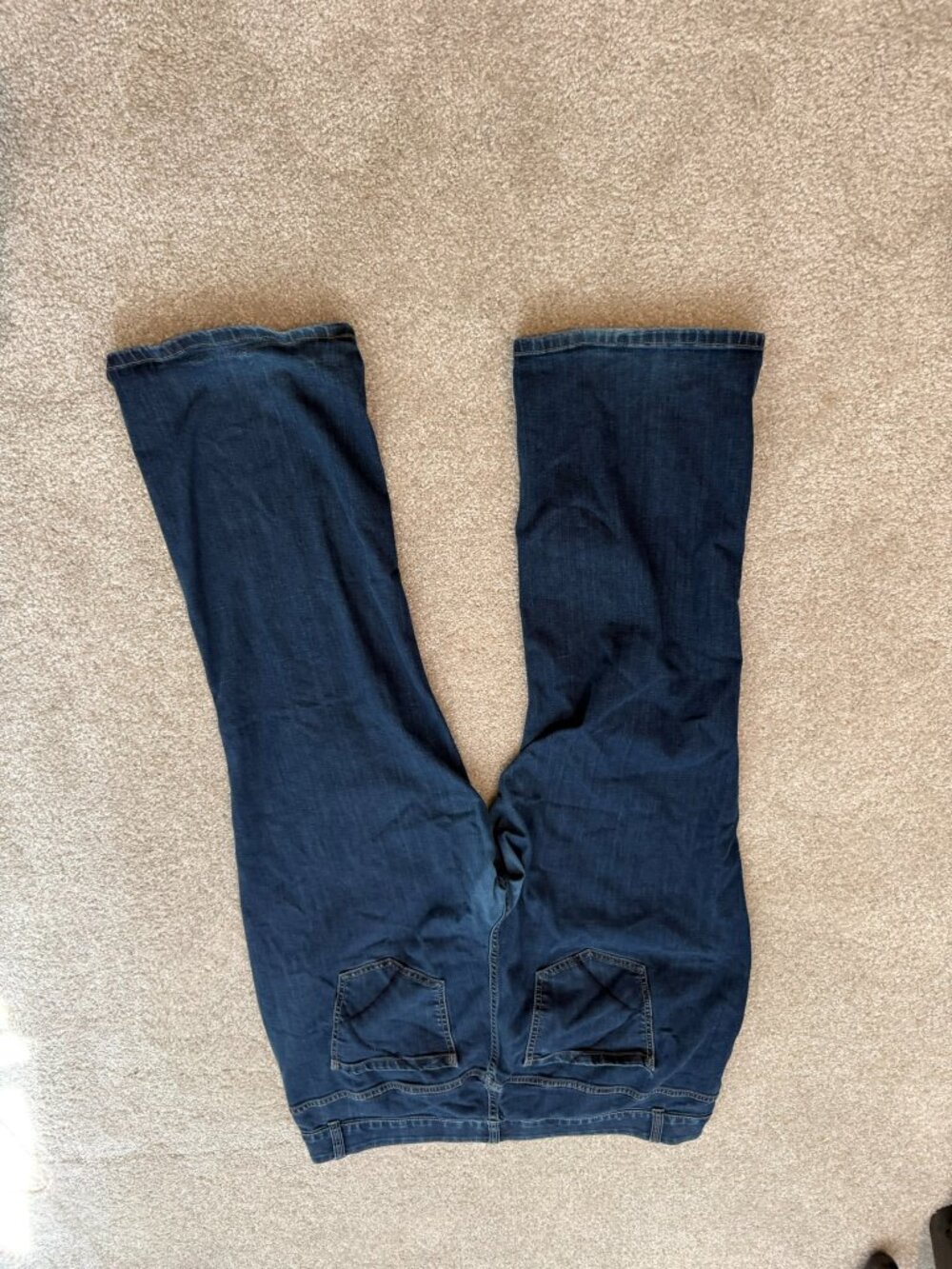 Lane Bryant Straight Leg Jeans 22 Short Dark Wash Stretch Plus Size - Picture 9 of 11